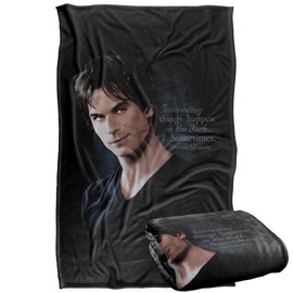 LOGOVISION Vampire Diaries Sometimes Coperta super morbida al tatto setoso – 91 x 147 cm