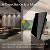 Interruptor inteligente MoesGo 2ª generación WiFi RF433 Smart Touch Wall
