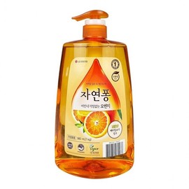 Jayeonpong Orange Dish Soap, No Fishy Odor, 1kg Dish Soap