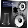 SHOWERORO 8pcs Abs Speaker Port Tube Bass Outlet for Improved
