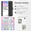 Sooez 100 Envelope Money Saving Challenge Book with 100 Pocket