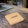 Polare Luxury RFID Blocking Leather Passport Holder Travel Wallet for