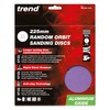 Trend Aluminium Oxide 225mm Random Orbit 180 Grit Abrasive Sanding