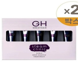GH Great Hair Steam Clinic Scalp Hair Essence No-Wash Treatment 15ml 5-piece set (2 pieces) / GH 그레이트헤어 스팀 클리닉 스칼프 헤어에센스 노워시 트리트먼트 15ml 5개 세트 2개(SH)