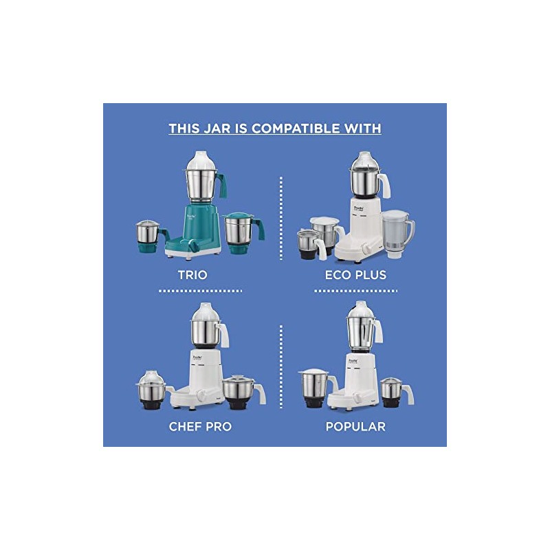 Preethi MGA 501 0.4L Chutney Jar for Eco Plus/Chef Pro