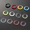 Anti-Allergy Unisex Plastic Hoop Ear Retainers & Nose Rings Set,