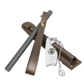 Bush Craft Firemaker Leather Case Set with Striker