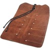 UJ Ramelson 10 Pocket Suede Leather Tool Roll Up Holder