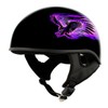 Hot Leathers Advanced Motorcycle DOT Skull Cap Classic Half Helmets