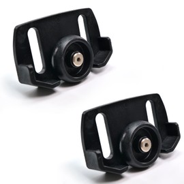 490-241-0038 Rolling Skid Shoes for Snow Blower Fit for 2-Stage and 3-Stage Snow Throwers Compatible with Craftsman, MTD, Cub Cadet, Troy-Bilt, Ariens, and More Includes Hardware Kit & Plastic Wheels