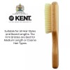 Kent Mens Finest White Boar Bristle Club Hair Brush