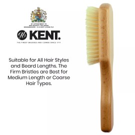 Kent Mens Finest White Boar Bristle Club Hair Brush