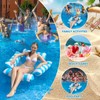 ROUSKY 2PCS Inflatable Pool Float Chair Lounge for Adults and