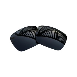 MYCOURAG 4 Pairs Replacement Lenses for Oakley TwoFace OO9189 / TwoFace Asian Fit (AF) OO9256 Sunglasses - Solid Black+Titanium+Ice Blue+Fire Red