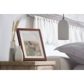 Frame Company Simpson Range Silver Picture Photo Frame, 12x8 inch *Choice of Sizes and Colours* Fitted with Real Glass