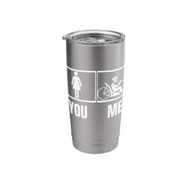 Proud Recumbent Bike Funny Women Recumbent Bicycle Stainless Steel Insulated Tumbler