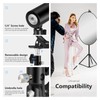 NEEWER Fotostudio Schwerlast-Klemmhalter aus Metall mit 5/8-Zoll-Lichtstativbefestigung für Reflektor