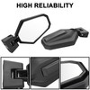 SAUTVS Rear View Side Mirrors for Can-Am Commander Trail 2018-2026