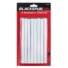 Blackspur Radiator pipe covers sleeves white 15mm - 8 pack