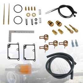 Artudatech Carburetor Rebuild Repair Kit Fit for Yamaha Banshee 350 YFZ350 1988-2006, for Yamaha Banshee 350 YFZ350 2003 2004 2005