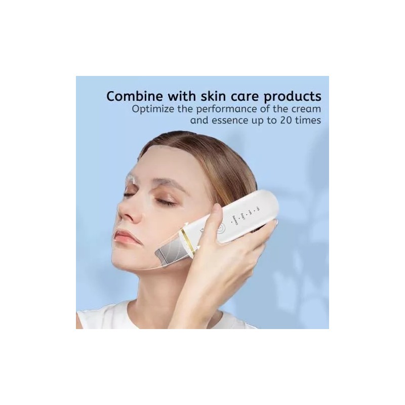 Gugug Espátula Facial Gugug Skin Scrubber, Espátula Para Piel Blac