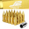 7075-T6 Aluminum M12 x 1.5 75mm 20Pcs Spiky Cap Lug