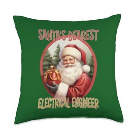 ELECTRICAL ENGINEER Gifts Electrical Engineer Christmas Holiday Love Xmas Throw Pillow, 18x18, Multicolor