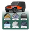Waterproof Car Cover Compatible for Jeep Wrangler CJ,YJ, TJ &