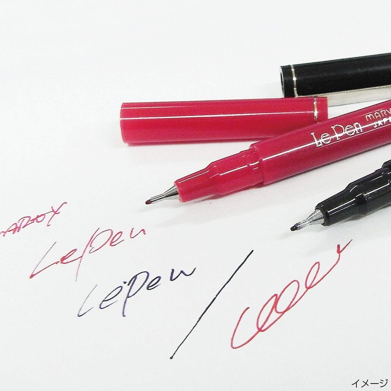 Marvy Water-Based Ultra Fine Point Le Pen 6 Colors A