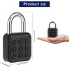 Combination Lock, 6 Digit Password Locker Lock Aluminum Alloy Code
