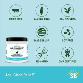 Stellar Biotics for Pets - Anal Gland Relief™ for Dogs (Powered by del-Immune V®) - Promotes Healthy Digestion and Immune Support | Reduces Anal Gland Itching