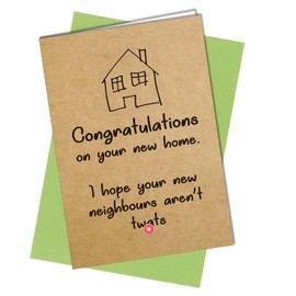 Close to the Bone Congratulations House-Warming New Home Card HUMOUR Funny Rude #1079