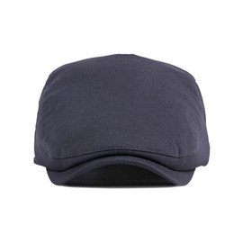 RICHTOER Beret Flat Caps newsboy Cap Woolen Flat Cap Man Autumn Winter Warm Hat (Navy)
