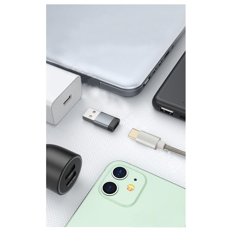 USB C to USB Adapter, 2 Pack Type C Male