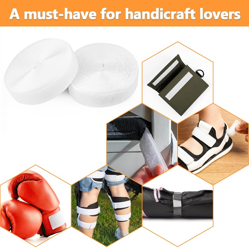 Hopton Set Di Nastro In Velcro Per Cucire, Chiusura In