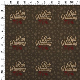 GRAPHICS & MORE Bah Humbug Christmas Funny Premium Kraft Roll Gift Wrap Wrapping Paper