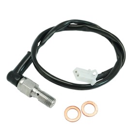 Motorcycle Universal M10x1.00mm Banjo Bolt Brake Light Switch Fit Hydraulic Front Brake Clutch Pressure Callipers Cylinder Pump