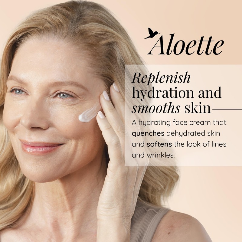 Aloette Maximum Moisture Anti-Aging Face Cream - Age Defying Anti-Wrinkle