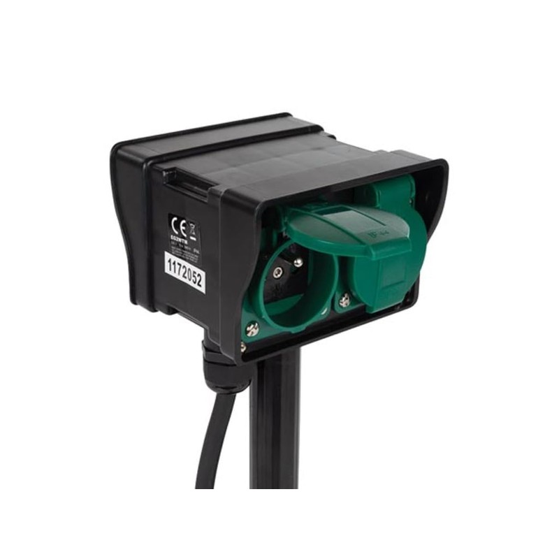Double Socket with Timer – Indoor or outdoor use VELLEMAN