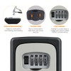 Key Lock Box Wall Mounted, Fayleeko 4 Digit Combination Lockbox