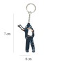 Shop and Solve Michael Jackson Black Rubber Luxury 8cm Keyring,