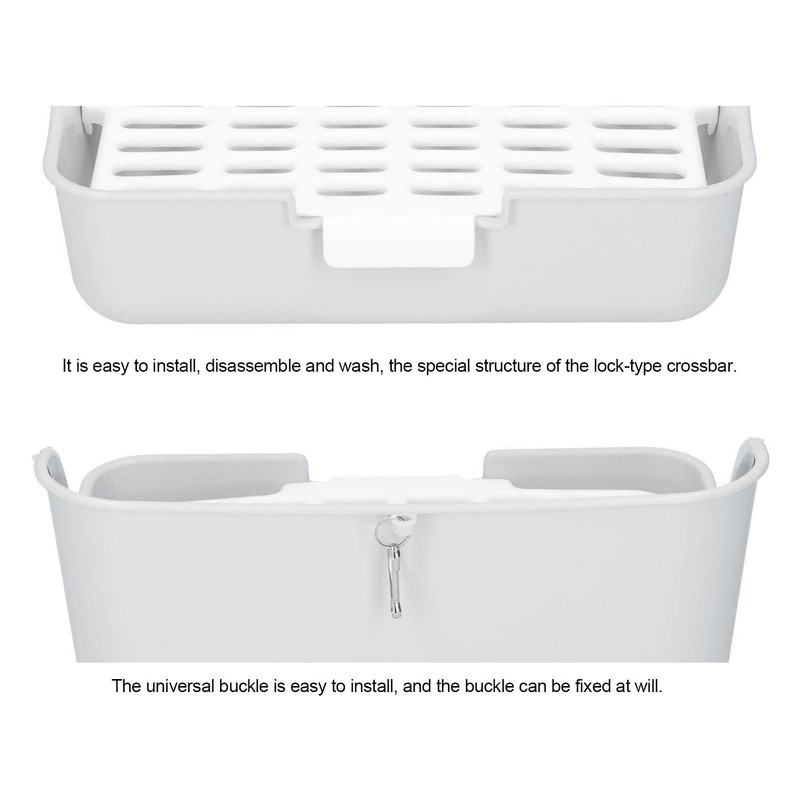 Small Animals Pet Cage Litter Box Toilet Tray Pan ABS