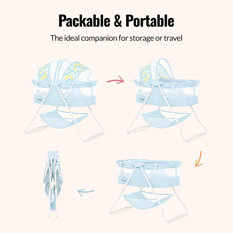 Dream On Me Karley Bassinet for Newborns, Award-Winning National Parenting