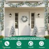 Pre-Lit 4 Piece Holiday Christmas Set Warm White LED Lights