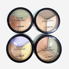 The Saem Cover Perfection Triple Pot Concealer 13g / 더샘 커버 퍼펙션 트리플 팟 컨실러 13g