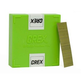Grex P6/25L 1 In. 23 Ga. Headless pins, Galvanized, 10M/Bx