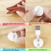 Shintop Cable Clips, 6 Pack White Cord Holder Cable Management