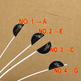 JZK 2 Sets of White Nylon Ukulele Strings Set with Ukulele Felt Picks, A - 1, E - 2, C - 3, G - 4, 4 strings per set, ukulele accessories for for Concert/Soprano/Tenor ukulele