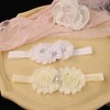 Kenjudess 2 pcs Baby Girls Flower Headbands Set Floral Chiffon
