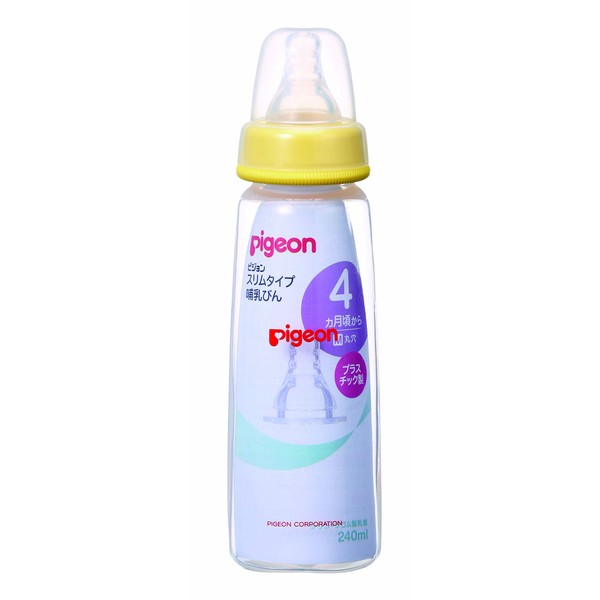 Pigeon Slim Type Baby Bottle Plastic 8.5 fl oz (240 ml)